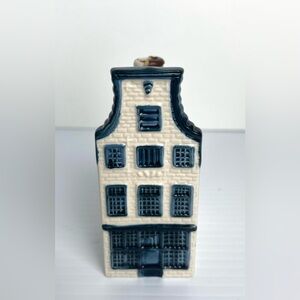 Vintage KLM #23 Rynbende Blue Delft Holland Amsterdam House Empty Excellent